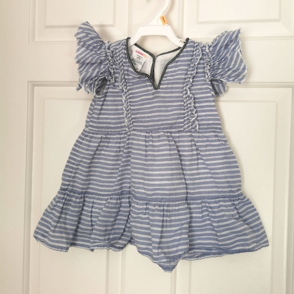 2/$20 Wonderkids toddler girl dress size 18 m